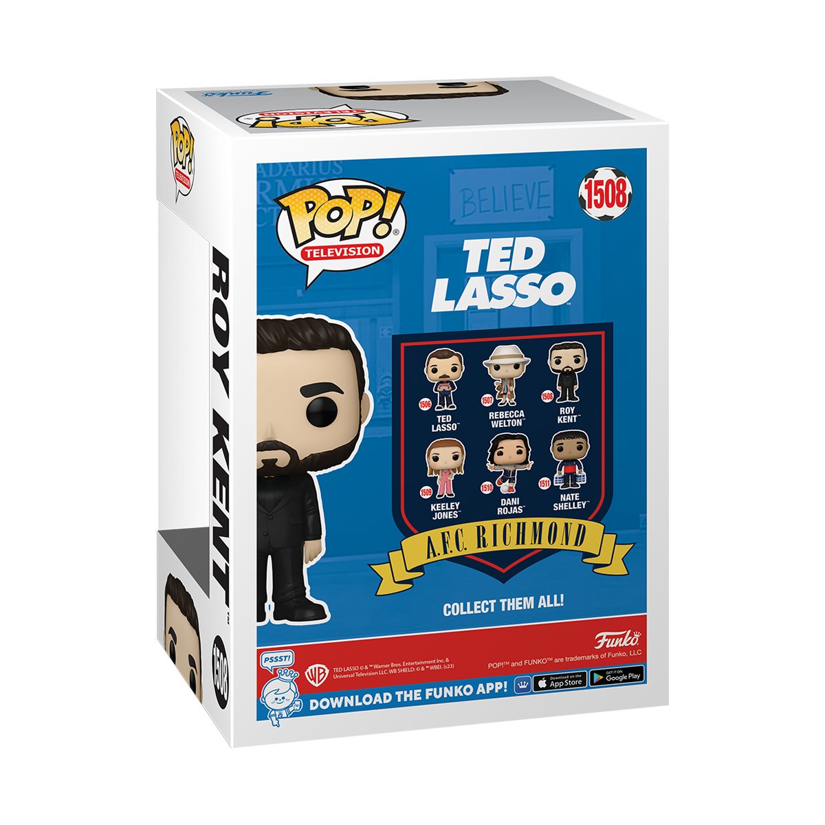 Funko POP! TV Apple+ Ted Lasso 1508 Roy Kent (Black Suit)