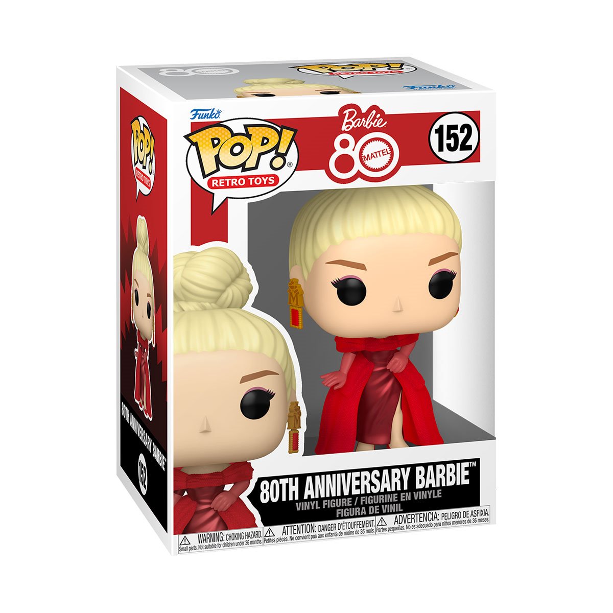 Funko POP! Retro Toys Mattel Barbie 152 Barbie 80th Anniversary