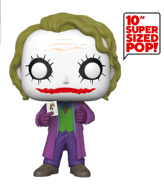 Funko POP! 10" Jumbo DC Heroes Movies Batman The Dark Knight Trilogy 334 The Joker 2024 Summer Convention Exclusive