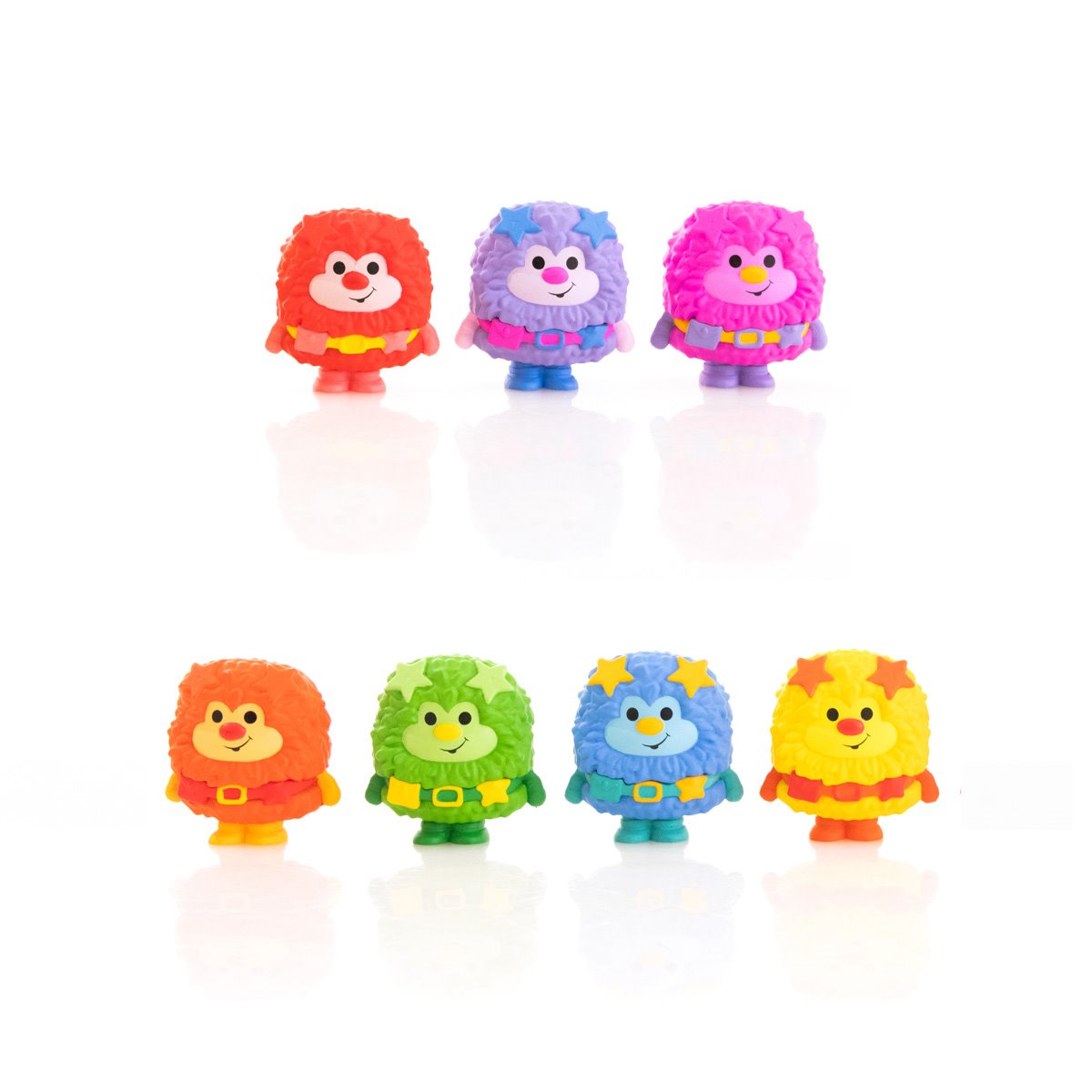 The Loyal Subjects Rainbow Brite 1 1/2-Inch Cheebee Mini-Figures Color Sprites 7-Pack Collector Set San Diego Comic Con 2024 Exclusive