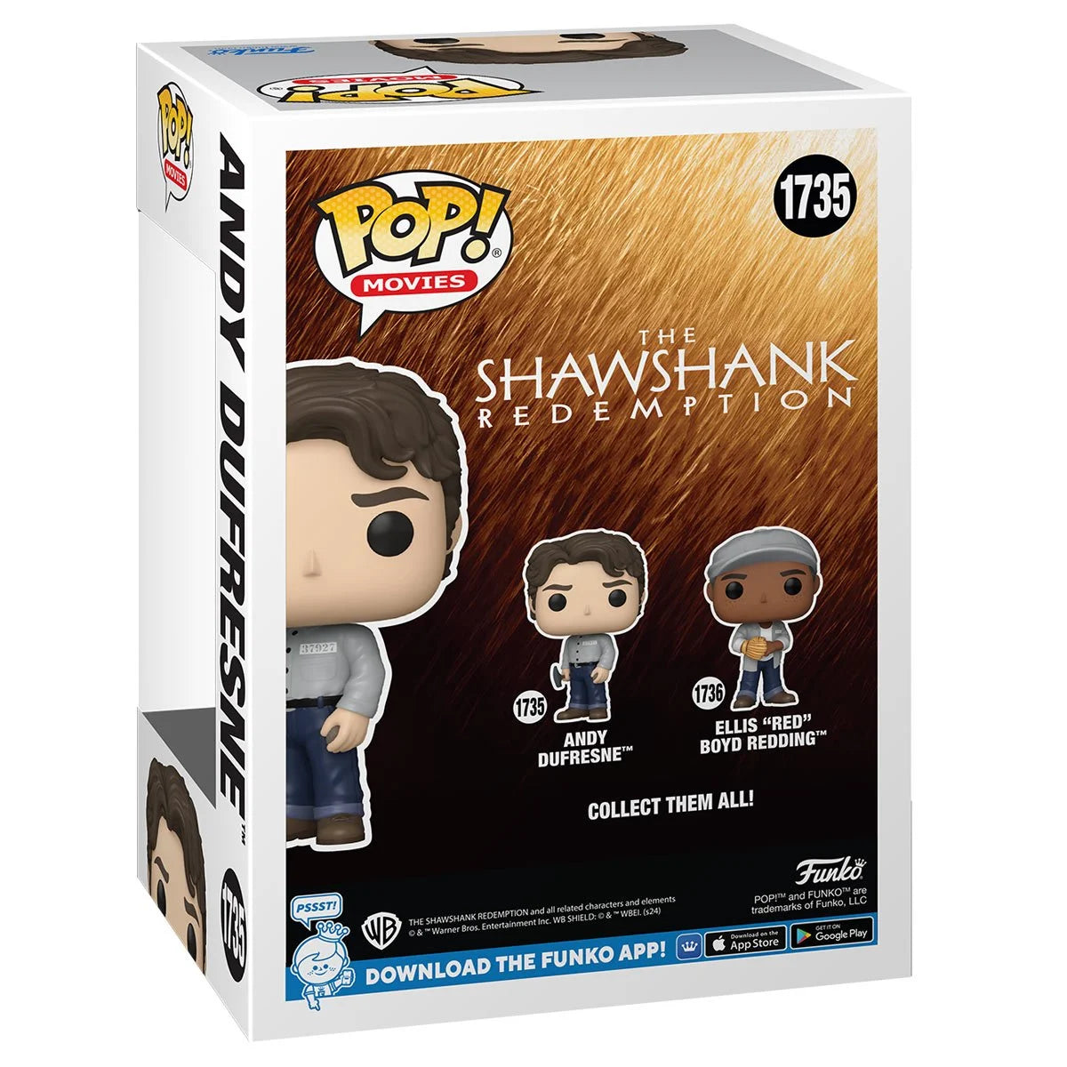 Funko POP! Movies The Shawshank Redemption 1735 Andy Dufresne with Rock Hammer