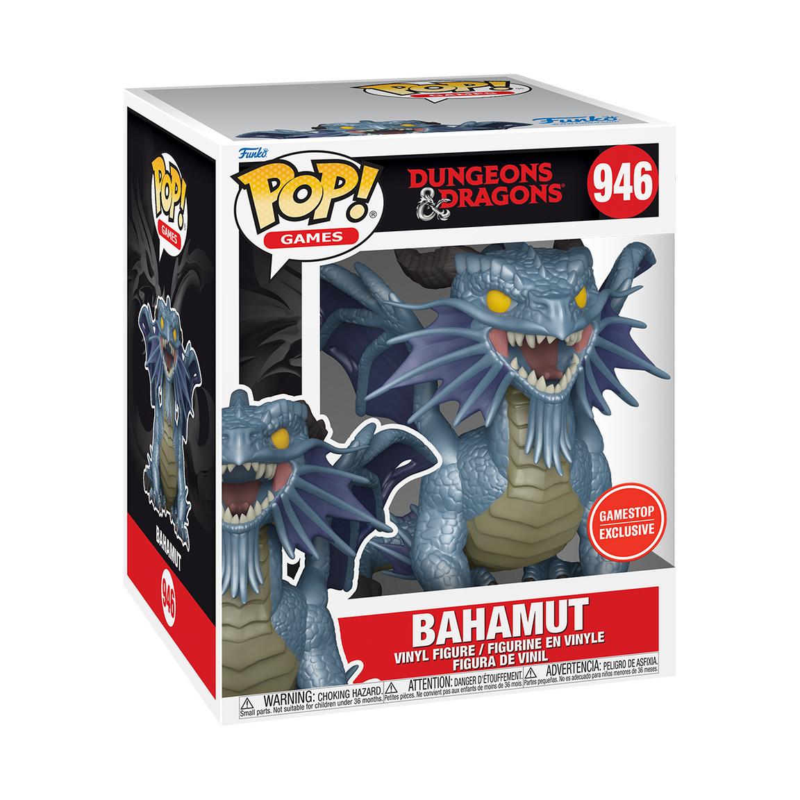 Funko POP! 6" Super Deluxe Games Dungeons & Dragons 946 Bahamut GameStop Exclusive