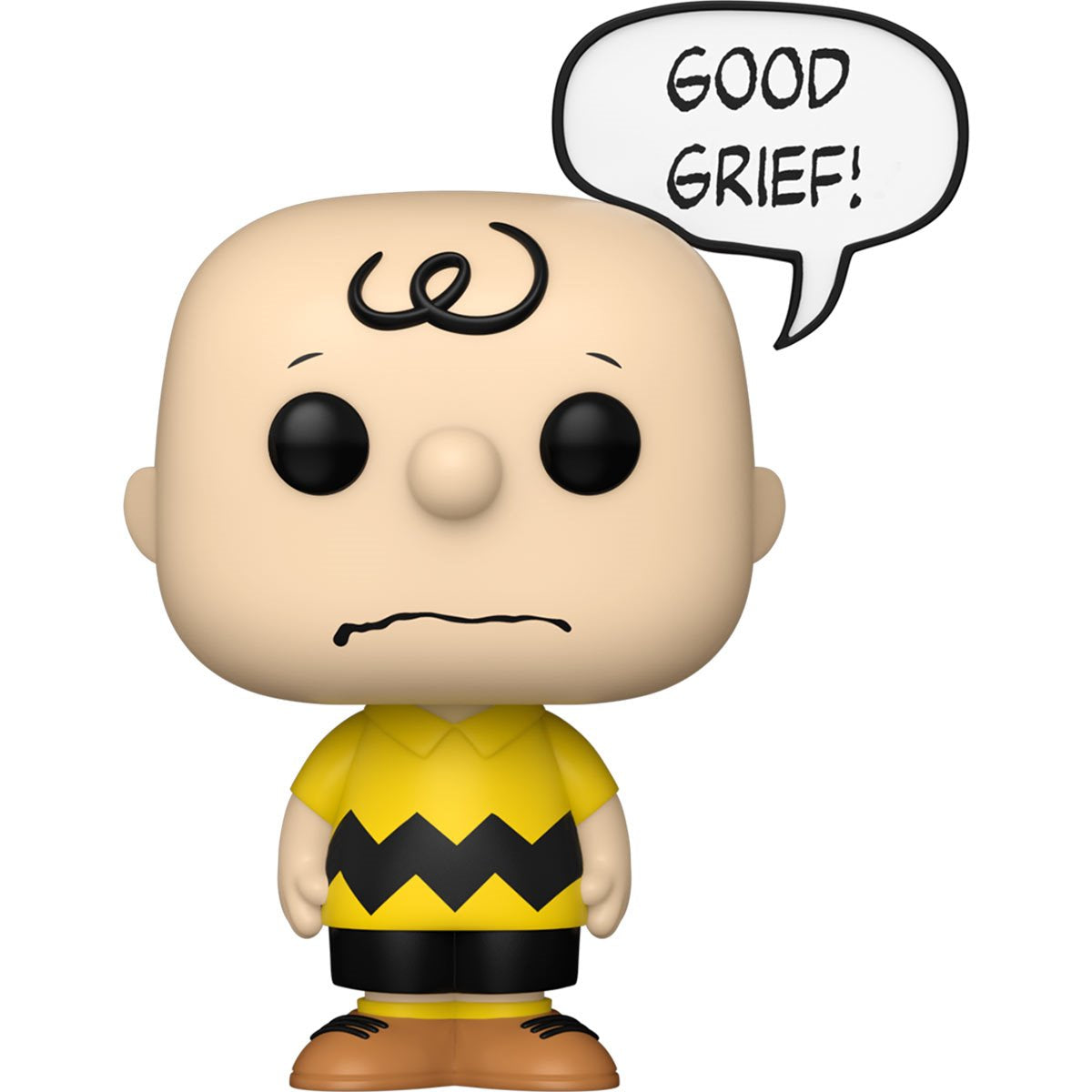 Funko POP! Animation Peanuts 1677 Charlie Brown with "Good Grief" Dialogue Bubble