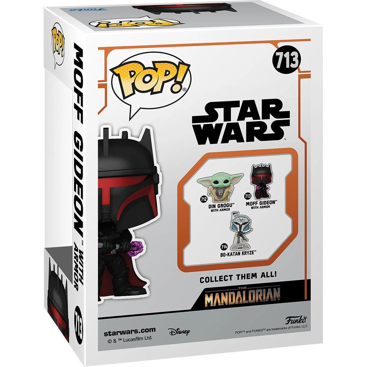 Funko POP! Star Wars The Mandalorian 713 Moff Gideon with Beskar Armor