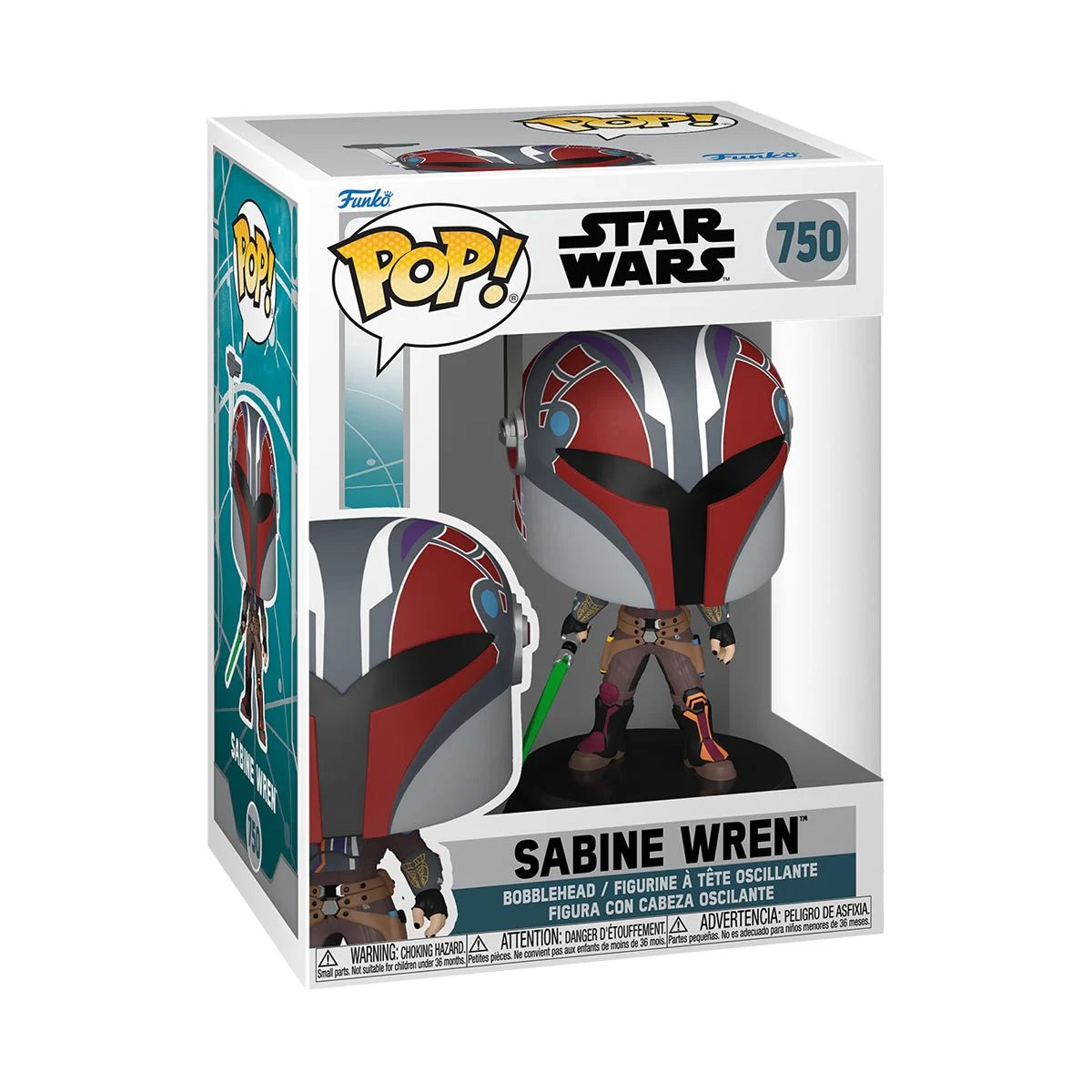 Funko POP! Star Wars Ahsoka 750 Sabine Wren (Mandalorian Armor)