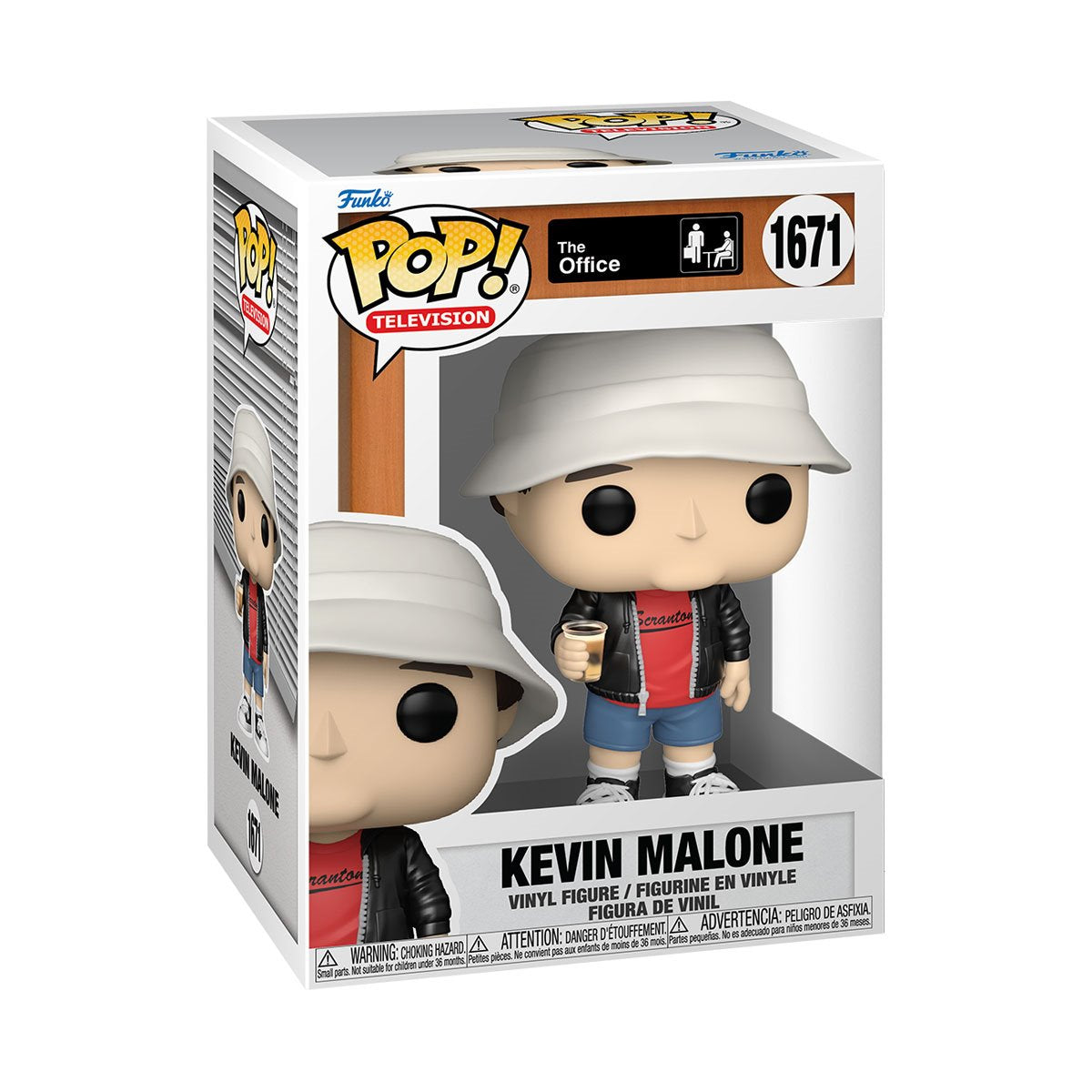 Funko POP! TV The Office 1671 Kevin Malone with Drink