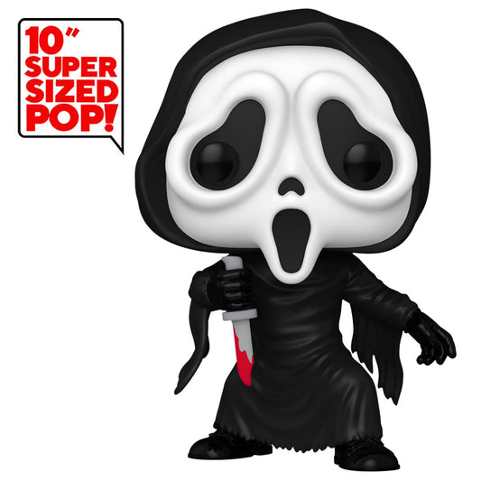 [Pre-Order] Funko POP! 10" Jumbo Horror Movies Scream 1608 Ghost Face with Bloody Knife