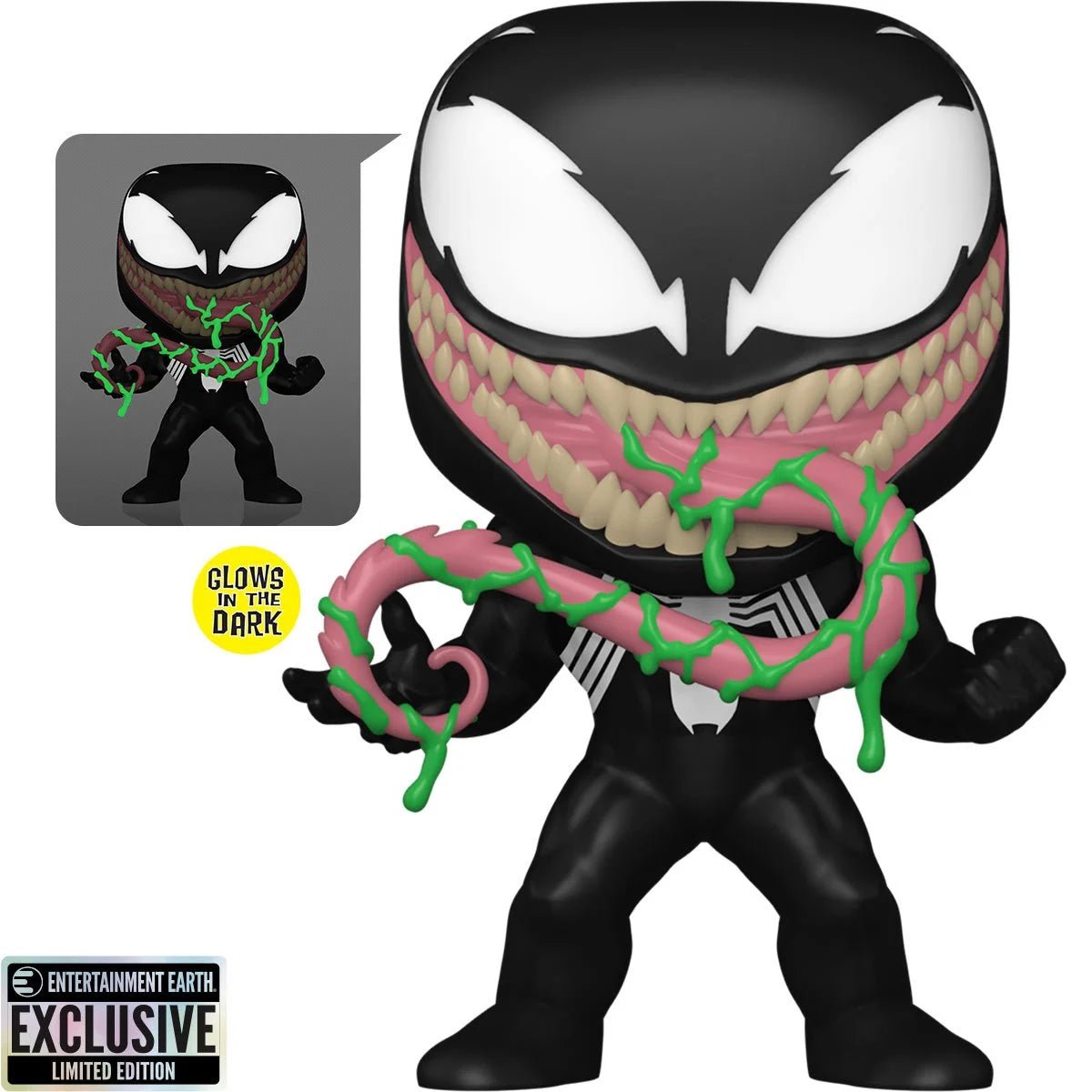 Funko POP! Marvel Venom 1469 Venom with Ooze Glow in the Dark Entertainment Earth Exclusive