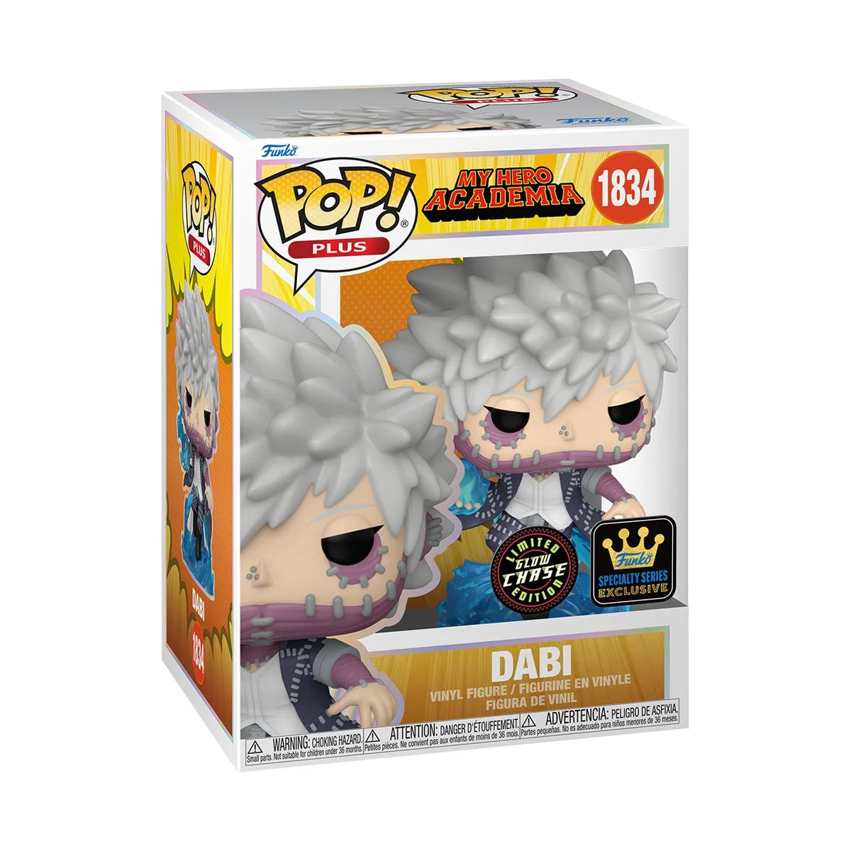 Funko POP! Animation My Hero Academia 1834 Dabi Specialty Series POP! Plus with chance of GITD CHASE