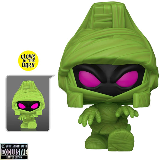 Funko POP! Looney Tunes Halloween 1674 Marvin the Martian Glow-in-the-Dark GITD Entertainment Earth Exclusive