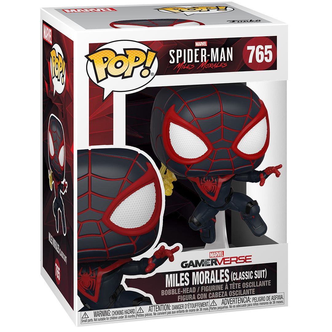 Funko POP! Marvel Gamerverse Spider-Man: Miles Morales 765 Miles Morales (Classic Suit) with CHASE