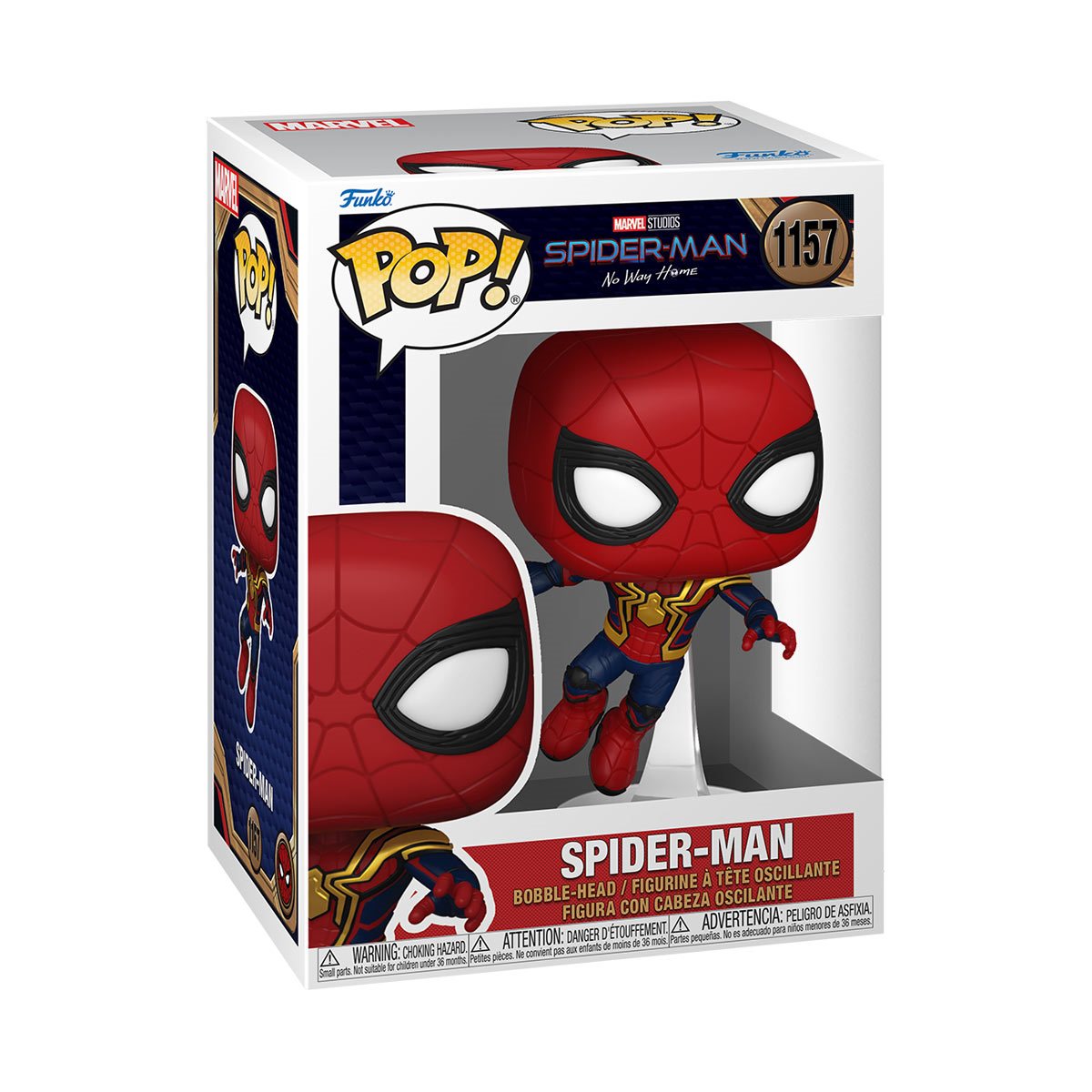 Funko POP! Marvel Movies Spider-Man No Way Home 1157 Spider-Man (Leaping)