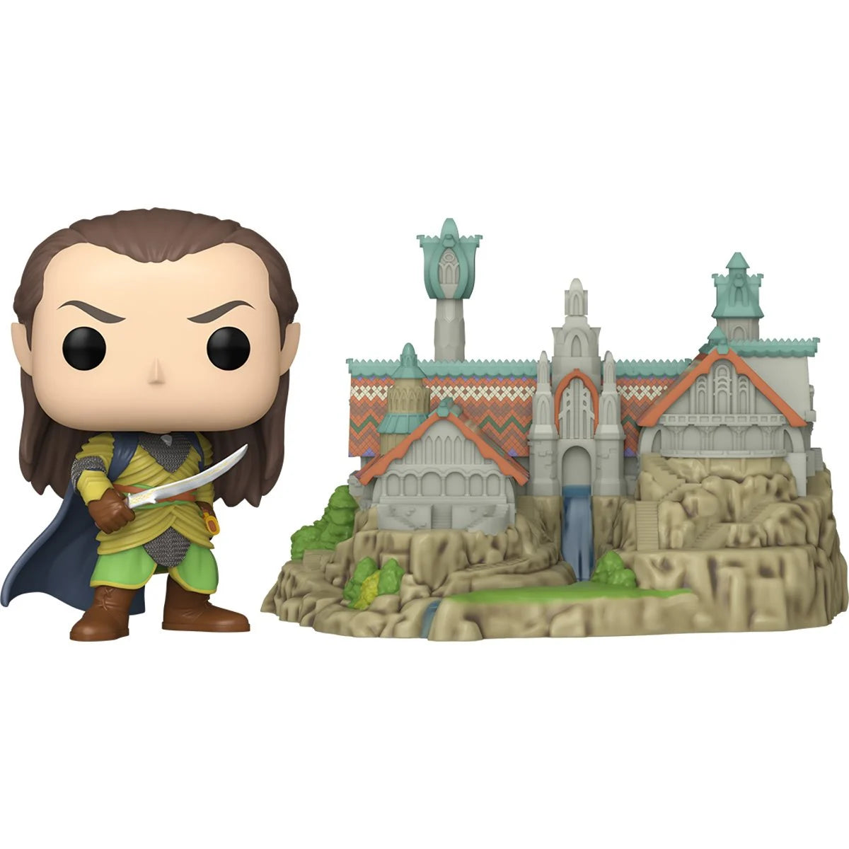 [Pre-Order] Funko POP! Town Movies Lord of The Rings 1747 Elrond with Rivendell