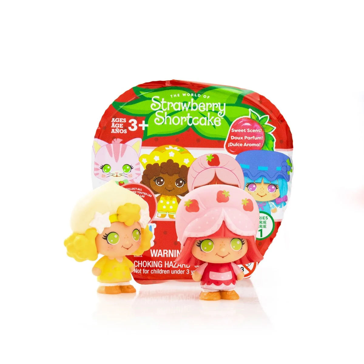 The Loyal Subjects Strawberry Shortcake 1 1/2-Inch Cheebee Mini-Figures, Blind Box with chance for Chase