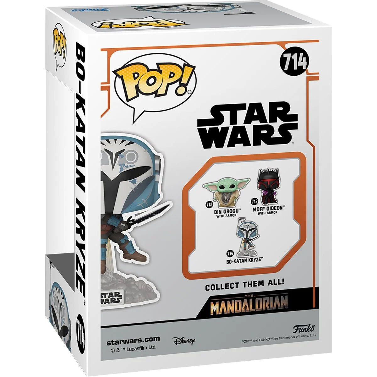 Funko POP! Star Wars The Mandalorian 714 Bo-Katan Kryze with Darksaber and Jet Pack