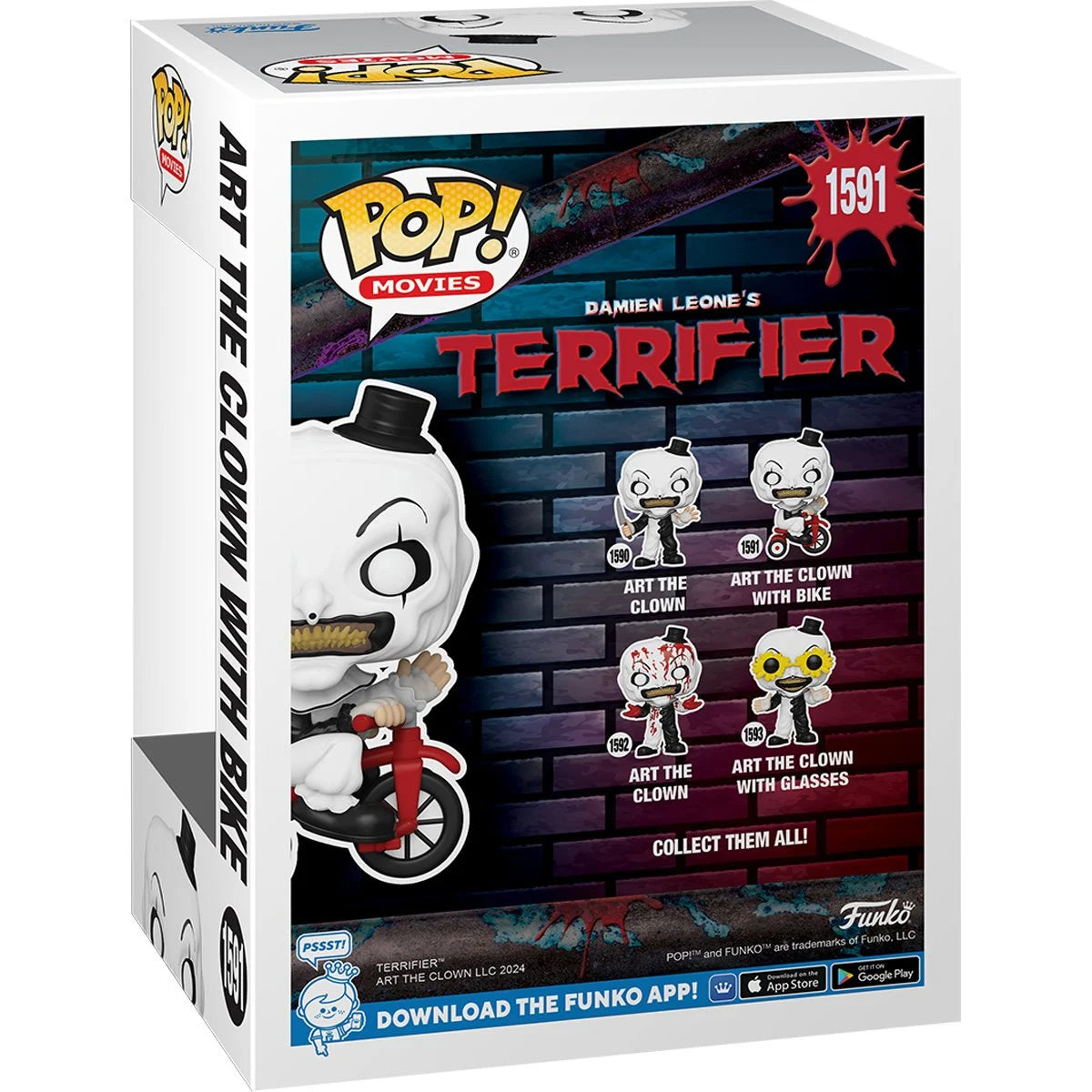 [Pre-Order] Funko POP! Movies Horror Terrifier 1591 Art the Clown with Bike