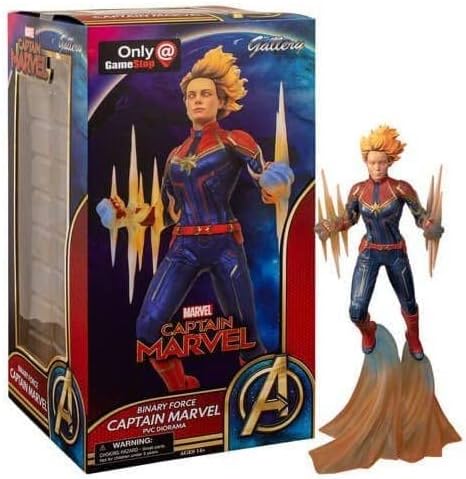 Diamond Select Marvel Gallery Captain Marvel 11-Inch Collectible PVC Statue Binary Form GameStop Exclusive