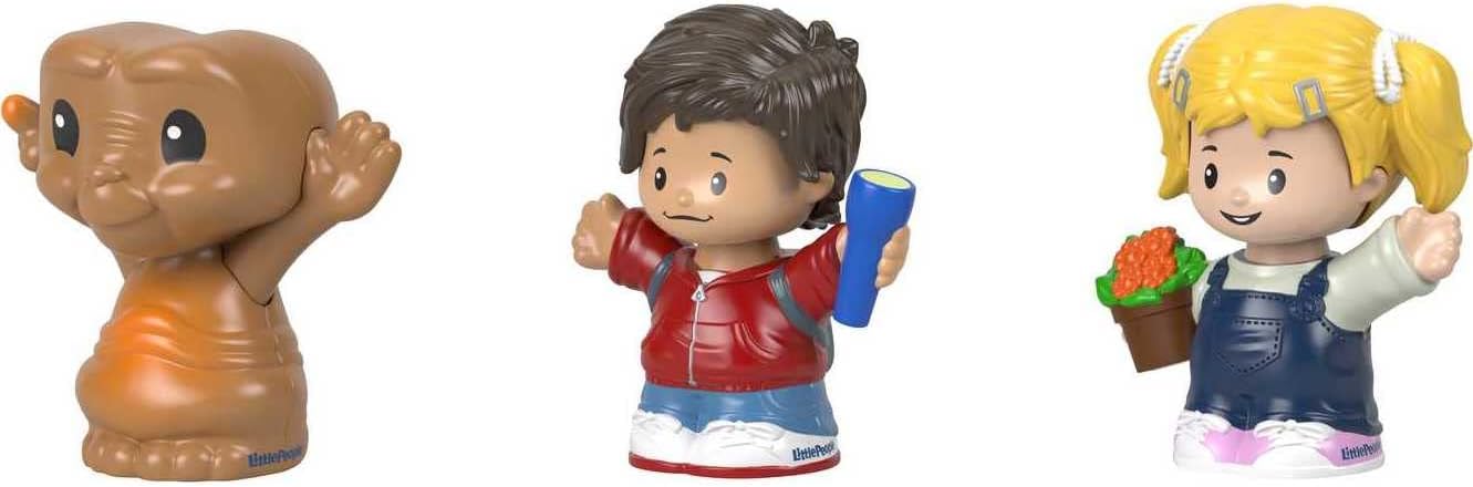 Fisher Price Little People Collector E.T. The Extra-Terrestrial Special Edition Figure Set in Display Gift Package for Adults & Fans, 3 Figurines