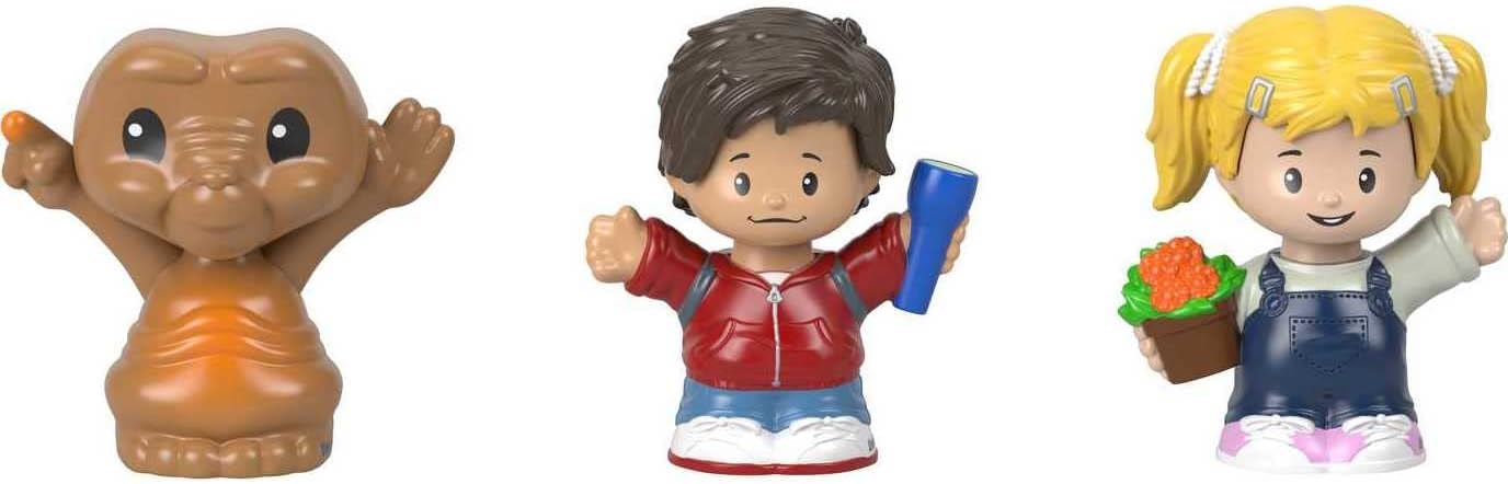 Fisher Price Little People Collector E.T. The Extra-Terrestrial Special Edition Figure Set in Display Gift Package for Adults & Fans, 3 Figurines