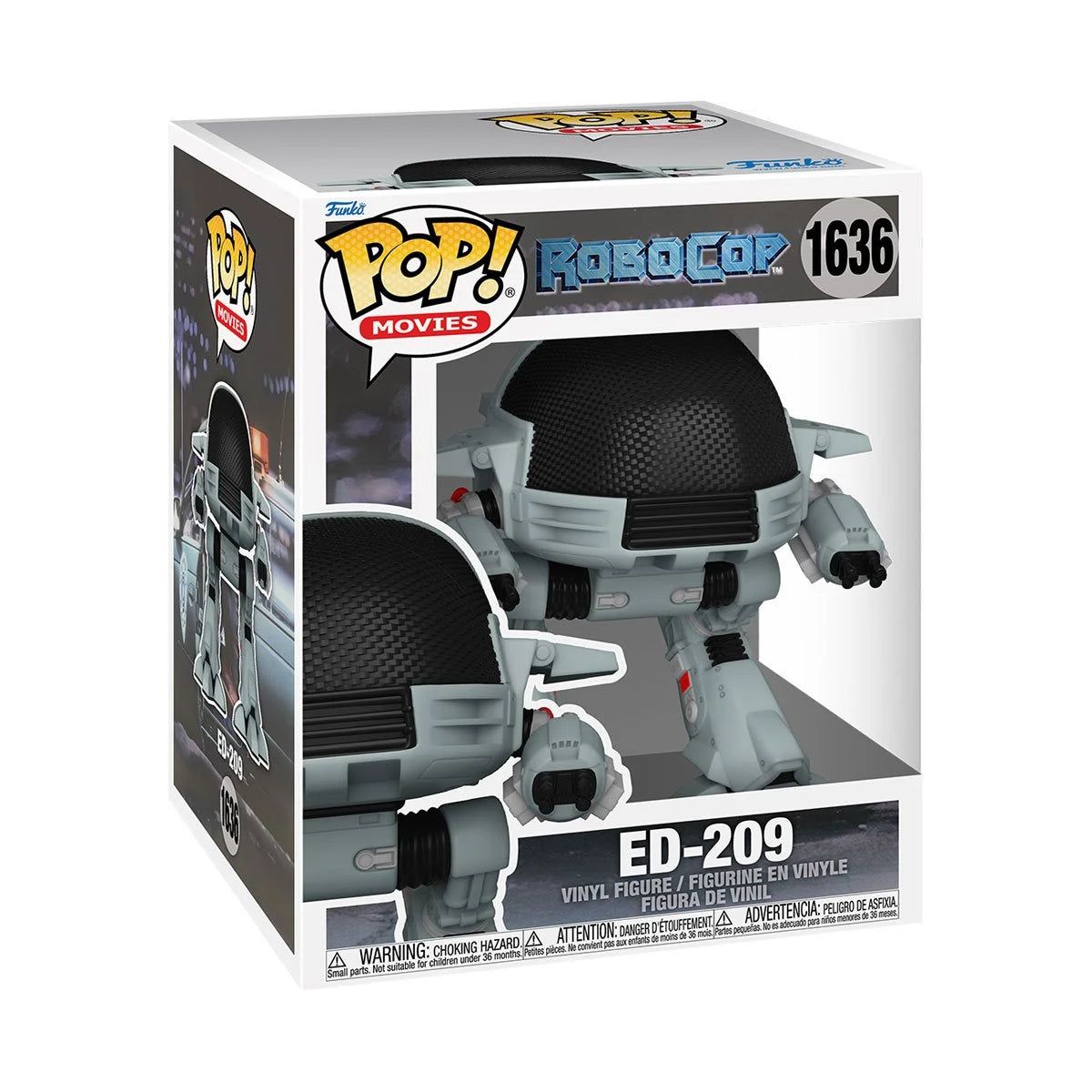 Funko POP! 6" Super Deluxe Movies Robocop 1636 ED-209