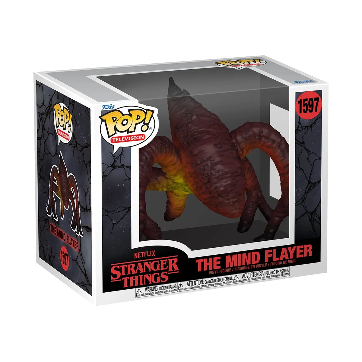 Funko POP! 6" Super Deluxe Stranger Things Rift 1597 The Mind Flayer