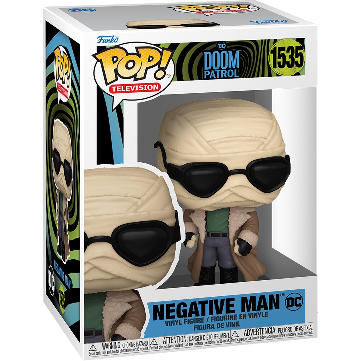 Funko POP! DC Heroes TV Doom Patrol 1535 Negative Man