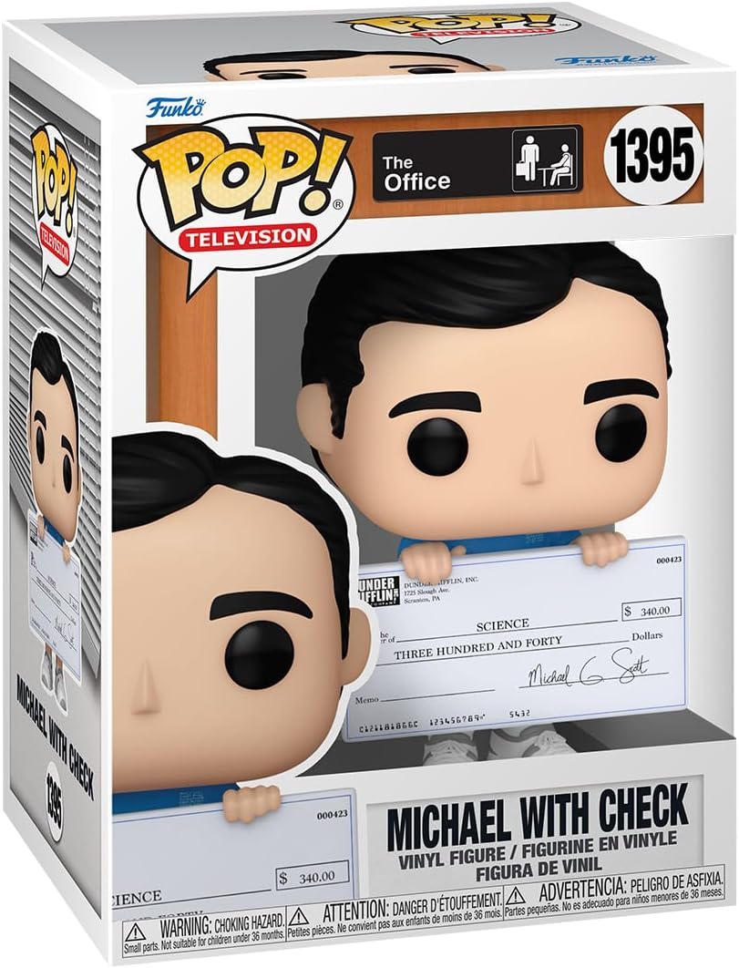 Funko POP! TV The Office 1395 Michael with Check