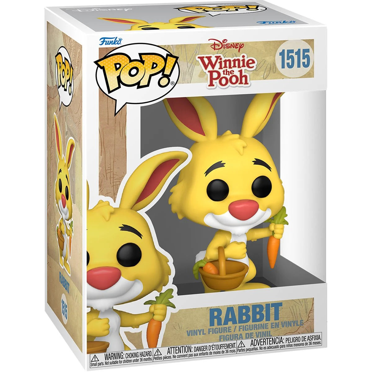 Funko POP! Disney Animated Winnie the Pooh 1515 Rabbit with Carrots