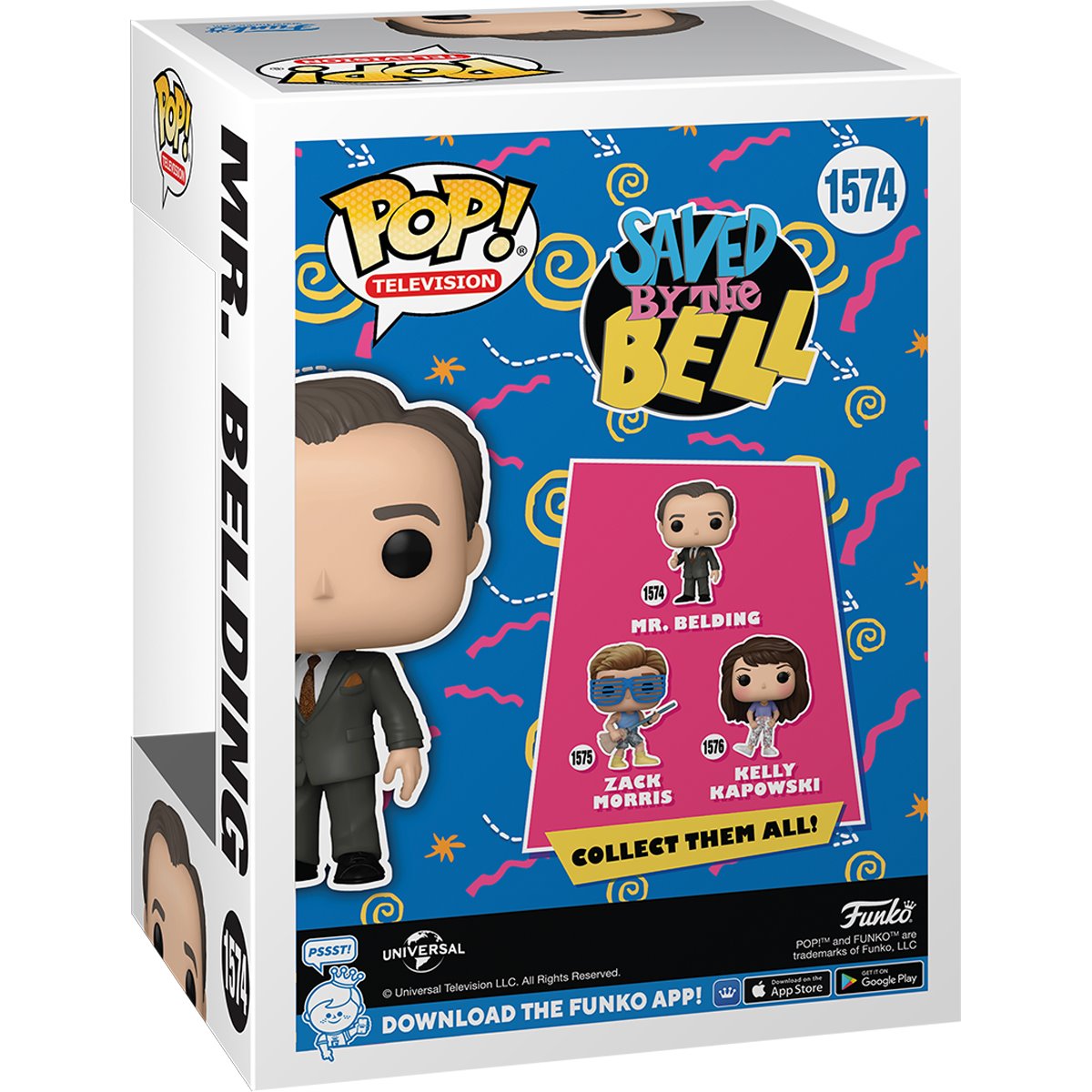 Funko POP! TV Saved by the Bell 1574 Mr. Belding 30th Anniversary