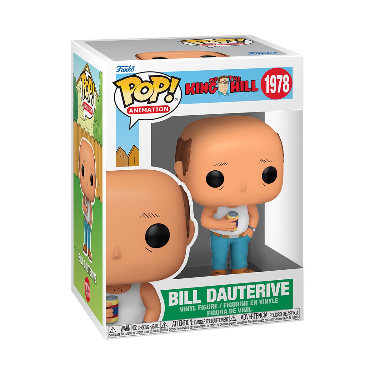 Funko POP! Animation King of the Hill 1978 Bill Dauterive