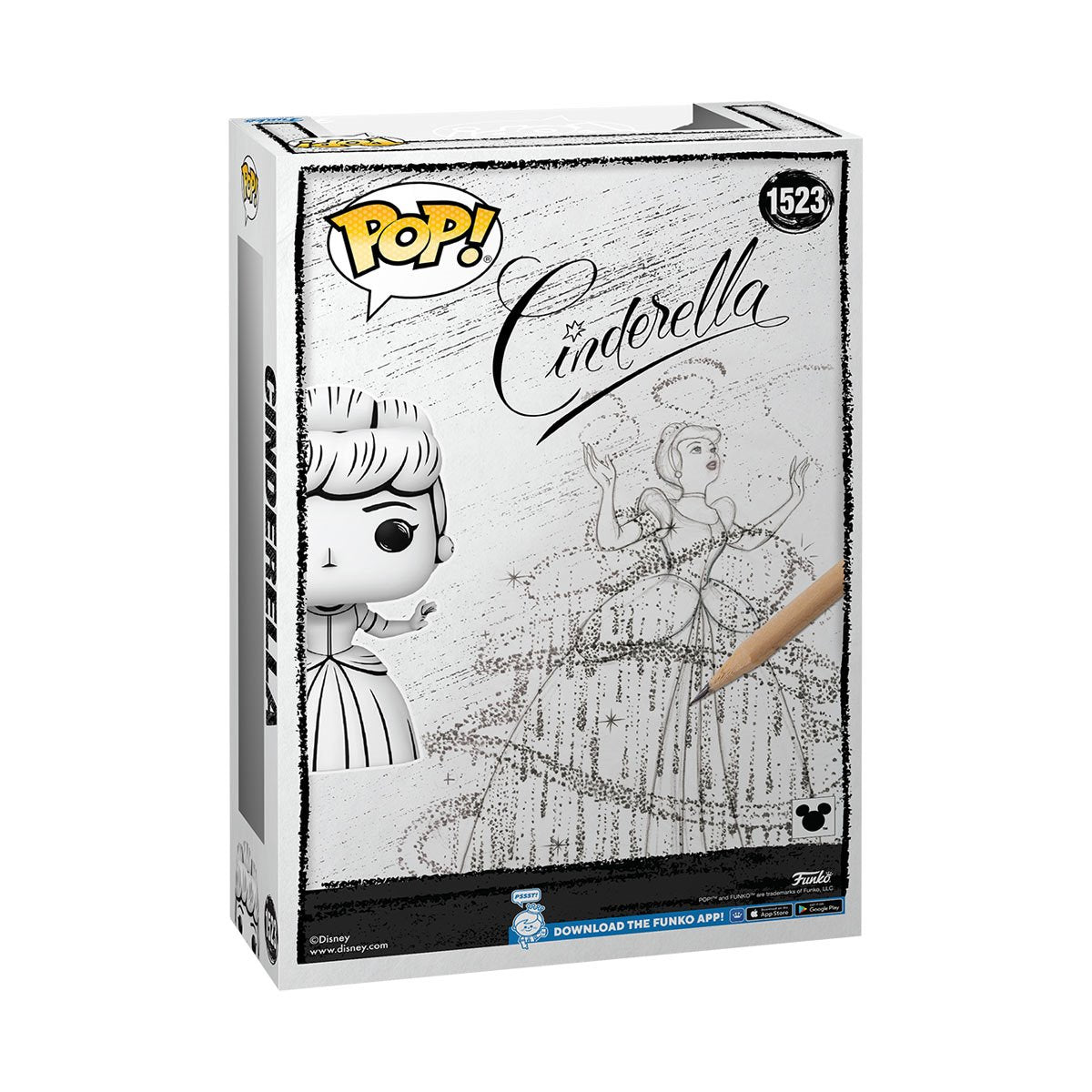 Funko POP! VHS Covers Disney Sketched 1523 Cinderella