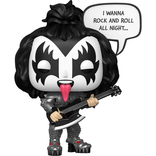 Funko POP! Rocks Icons Kiss 471 The Demon "Rock and Roll All Nite" POP! Sayings