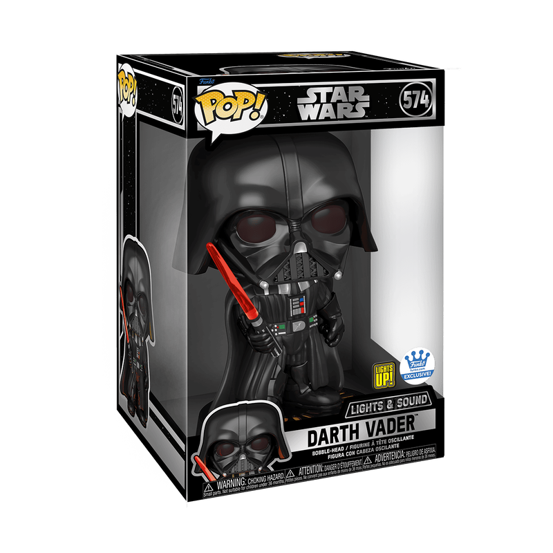 Funko POP! 10" Jumbo Star Wars 574 Lights and Sounds Darth Vader Funko Shop Exclusive