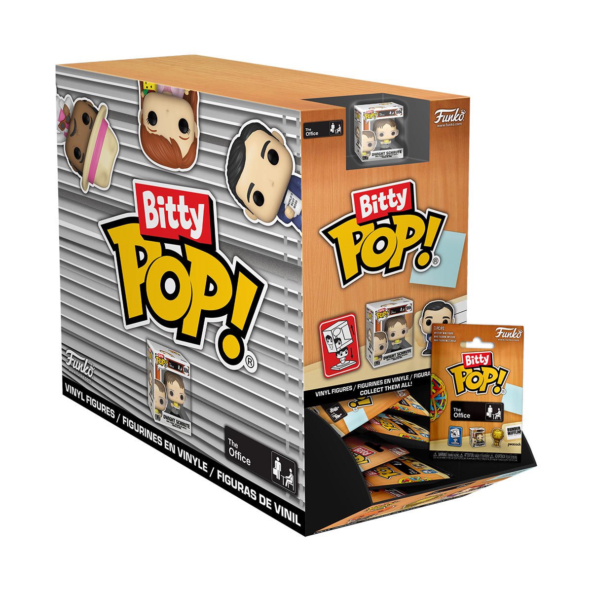 Funko Bitty POP! Mini-Figure Singles The Office 4-Pack of Blind Bag Singles