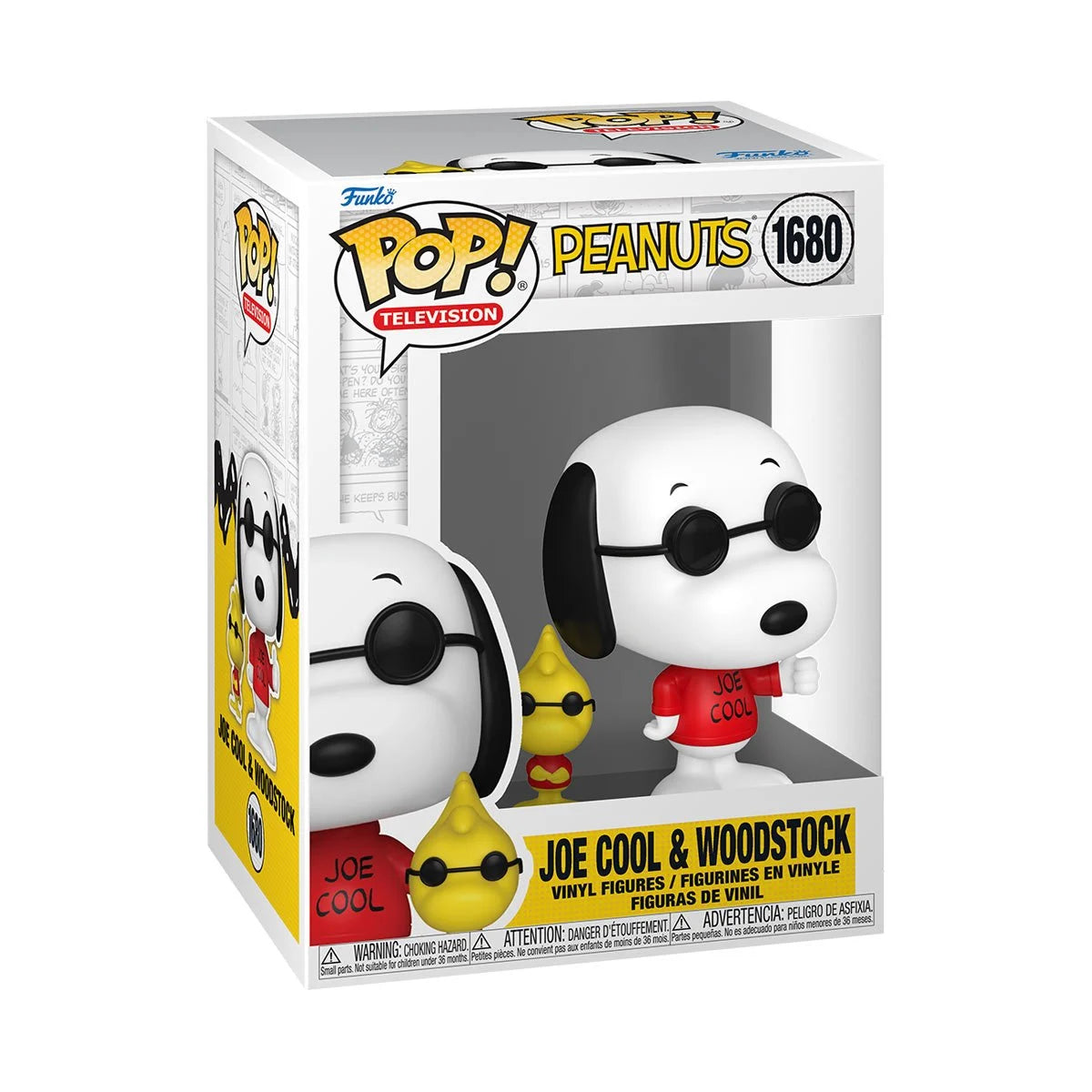 Funko POP! Animation Peanuts 1680 Joe Cool Snoopy and Woodstock