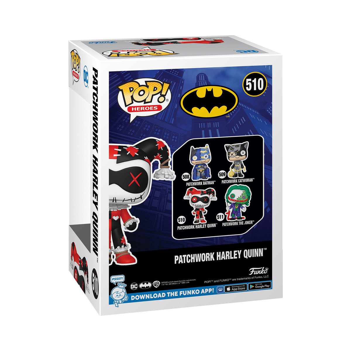 Funko POP! DC Heroes Movies Batman 510 Patchwork Harley Quinn