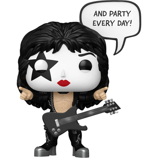 Funko POP! Rocks Icons Kiss 472 The Starchild "Rock and Roll All Nite" POP! Sayings