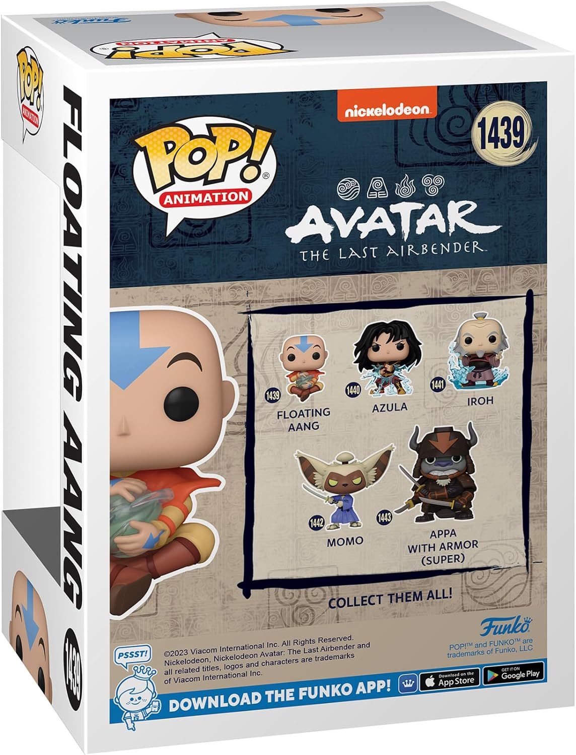 Funko POP! Animation Avatar The Last Airbender 1439 Floating Aang