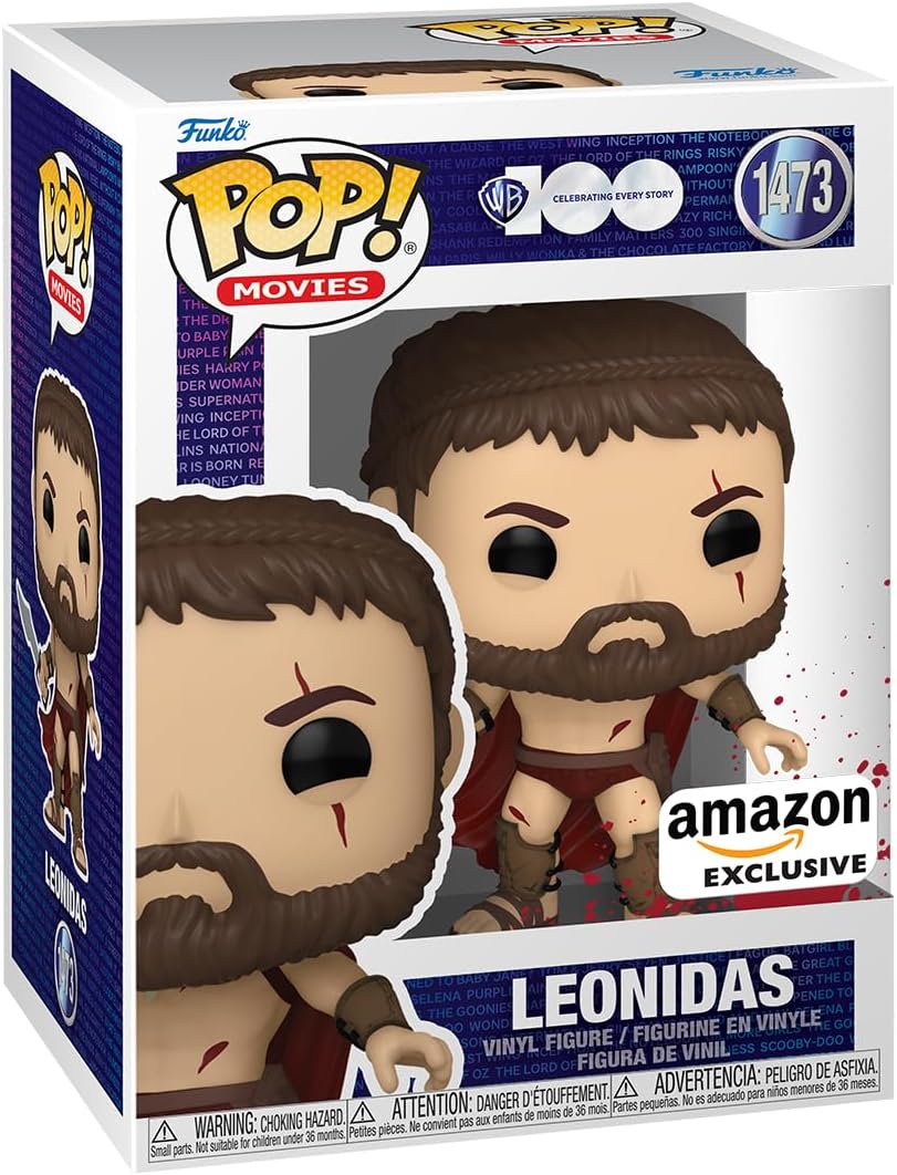 Funko POP! Movies WB100 300 1473 Leonidas (Bloody) Amazon Exclusive