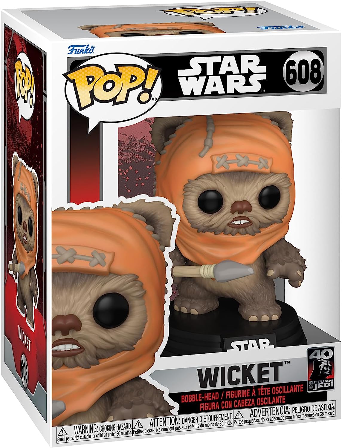 Funko POP! Star Wars Return of The Jedi 608 Wicket 40th Anniversary