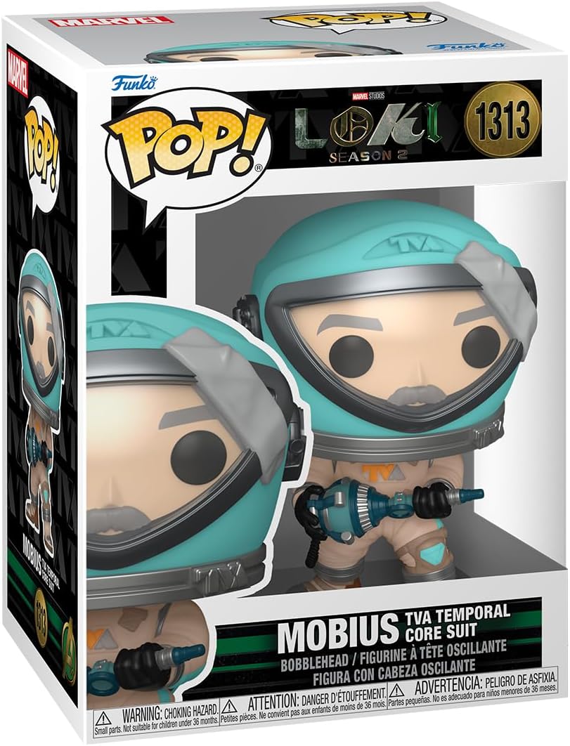 Funko POP! Marvel Studios Loki Season 2 1313 Mobius TVA Temporal Core Suit