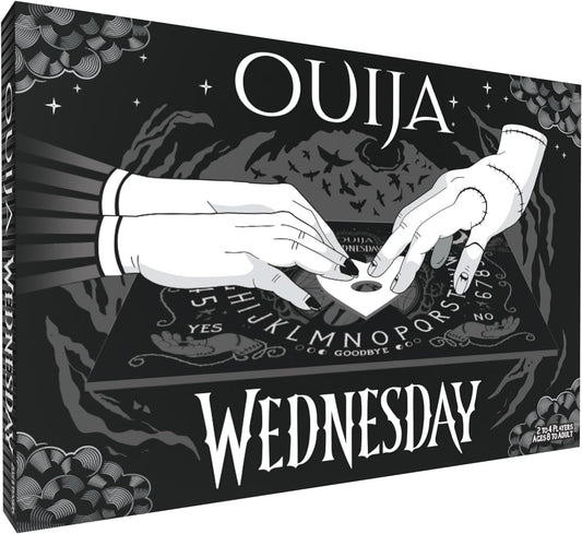 USAopoly Ouija Wednesday Inspired by The Popular Original Series Wednesday Glow-in-the-Dark Board | 2-6 Players, Ages 8+