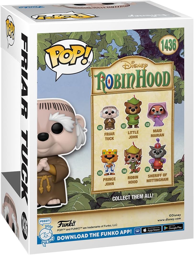 Funko POP! Disney Animated Robin Hood 1436 Friar Tuck