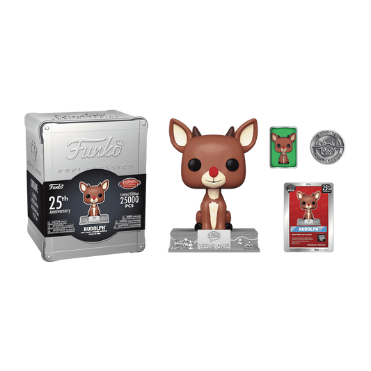 Funko POP! Holiday Christmas Rudolph 03C Rudolph the Red-Nosed Reindeer 25th Anniversary Funko Shop Exclusive