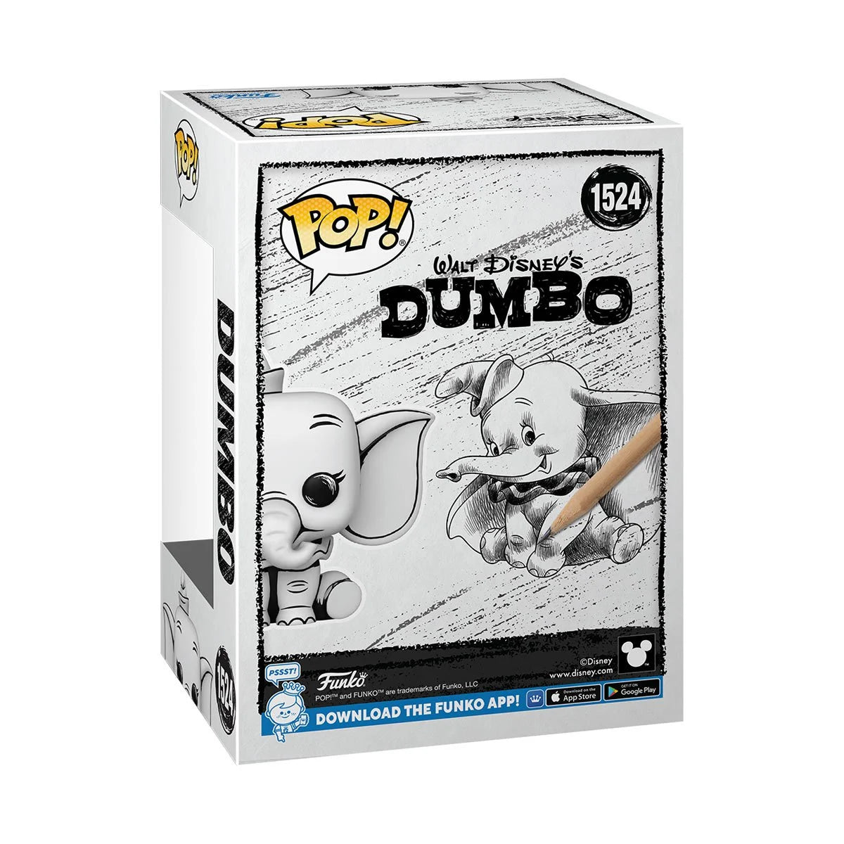 Funko POP! Disney Sketched 1524 Dumbo