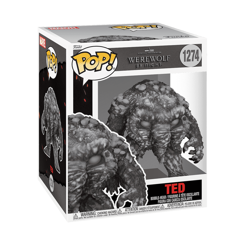 Funko POP! 6" Super Deluxe Marvel TV Werewolf by Night 1274 Ted (Man-Thing)