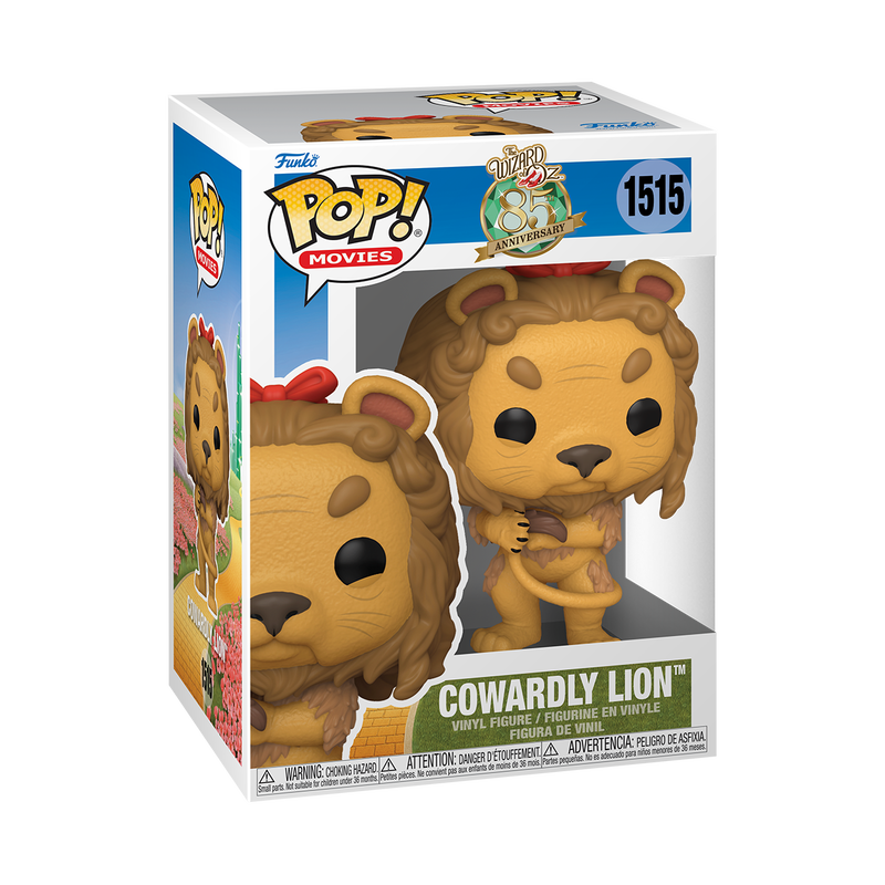 Funko POP! Movies The Wizard of Oz 1515 Cowardly Lion 85th Anniversary Common and CHASE