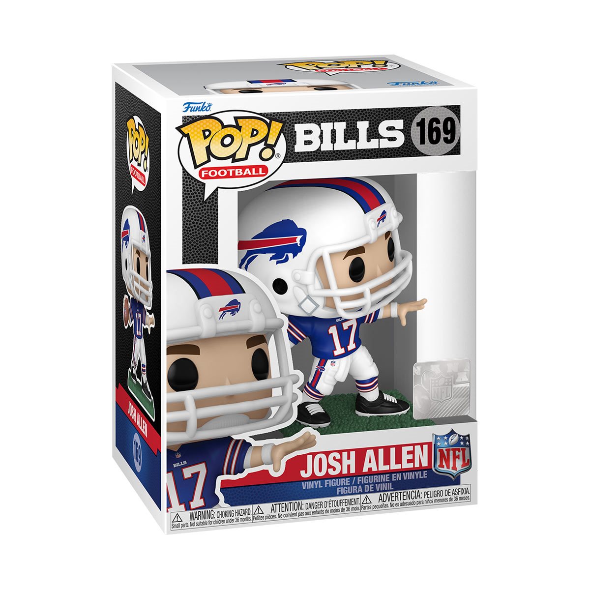 Funko POP! Football Buffalo Bills 169 Josh Allen (Away Uniform)