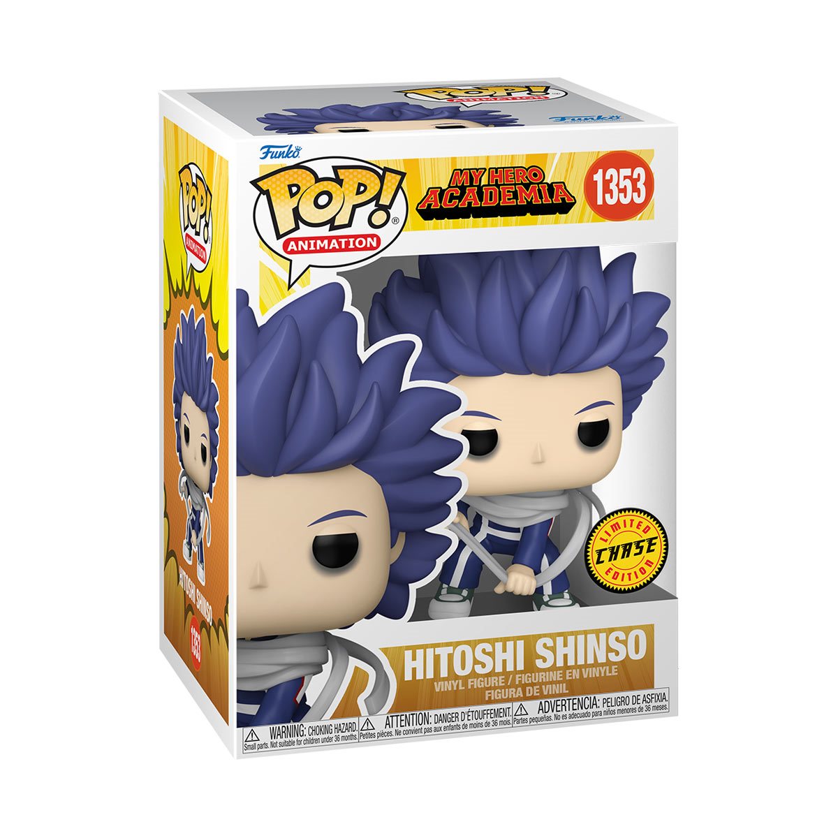 Funko POP! Animation My Hero Academia 1353 Hitoshi Shinso with Chance of Chase