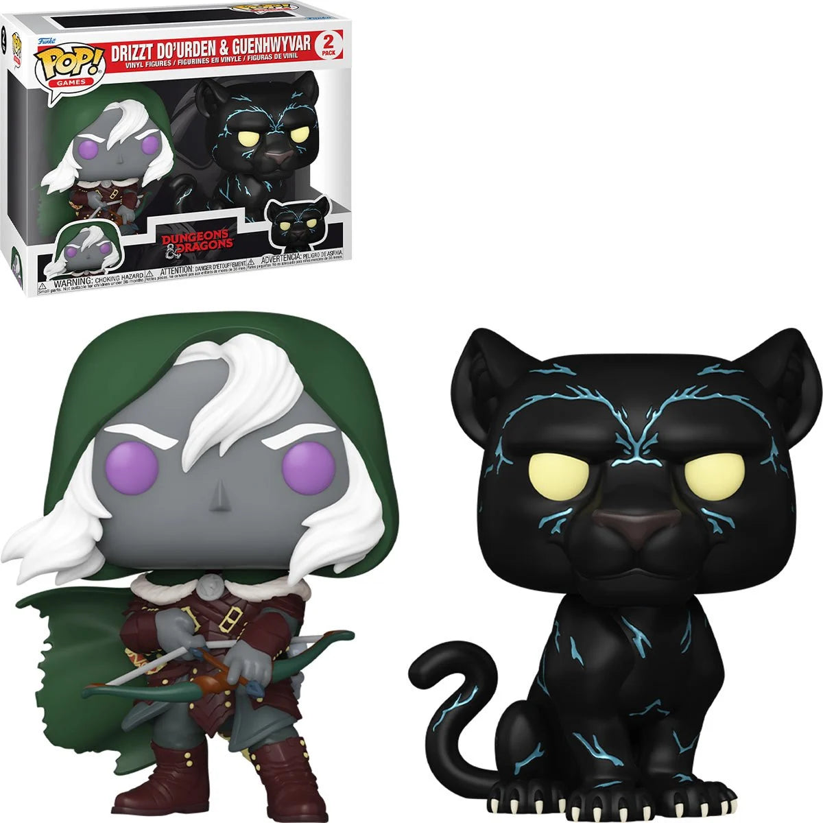 Funko POP! Games Dungeons & Dragons 2-Pack Drizzt Do'urden & Guenhwyvar